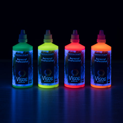 Aerocryl Profesional Fluorescente para Cuero