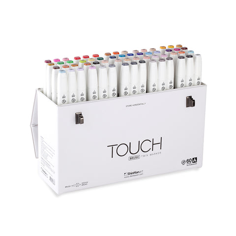 Set x 60 Touch Twin Brush Marker (Punta Pincel), Escala Colores Principales (Main Colors)